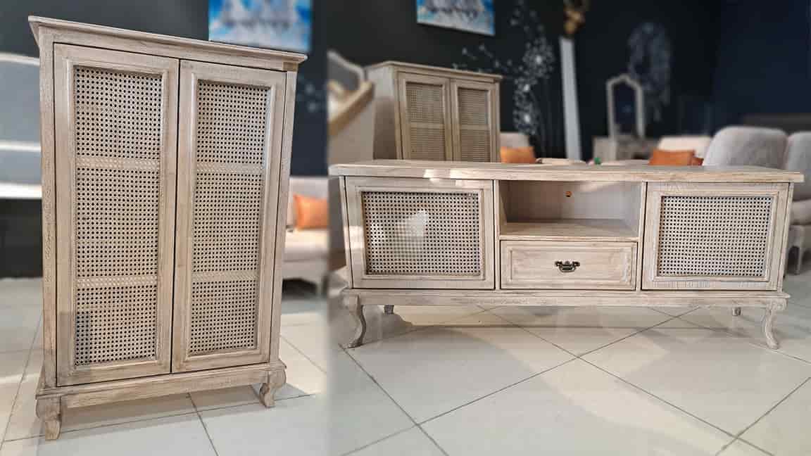 تصویر 4 از قیمت خرید جاکفشی چوبی حصیری عمده به صرفه و ارزان